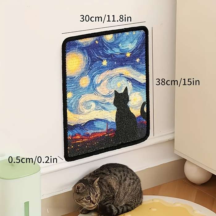 Pet Supplies Quantity 1Pc Sisal Adhesive  Starry Sky Cat