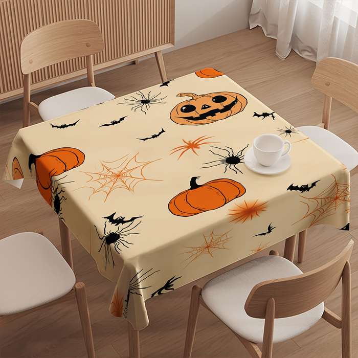 Halloween tablecloth decoration size 140cm x 140cm or 55.12in x 55.12in