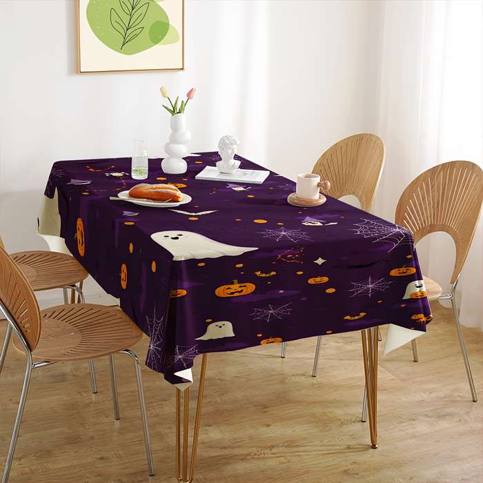 Halloween tablecloth decoration size 140cm x 180cm