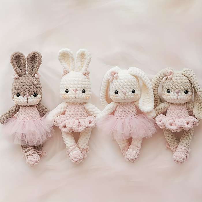 Toy Dolls Style Ballroom Bunny and Ballerina Mouse