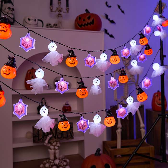 Halloween Decorations Model 400Cm 157.48In 21Led Style Big Ghost Pumpkin Bat
