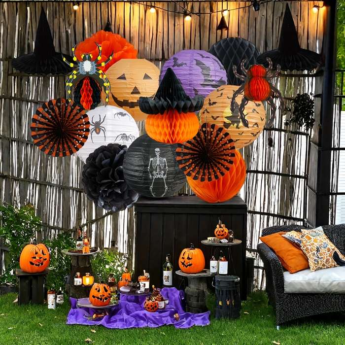 Halloween Decorations Color 16Pcs Halloween Set 1