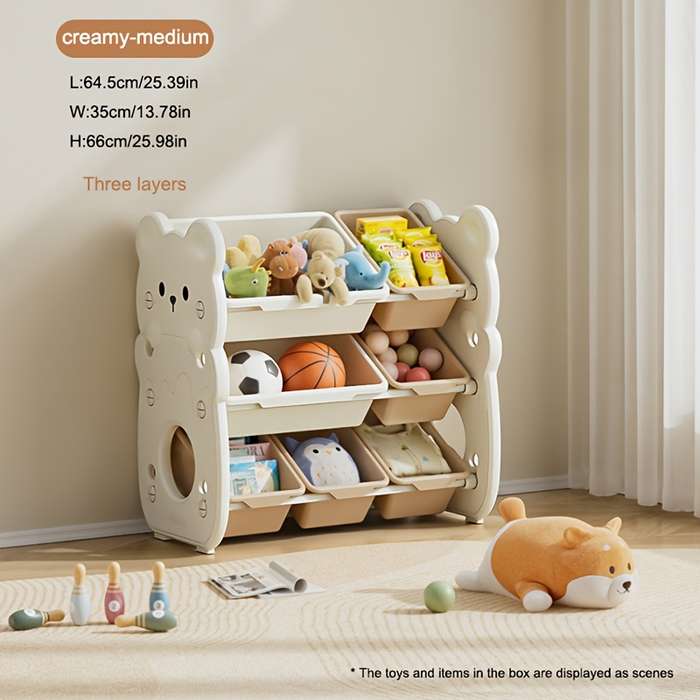 Storage And Organizationcolor Beige Size Four Layers Medium