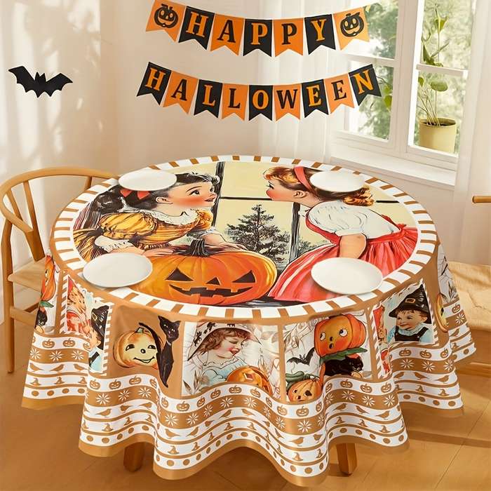 Halloween tablecloth decoration Model Diameter 180cm