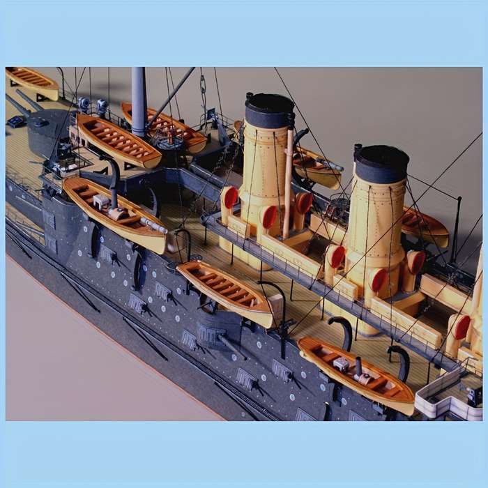 3D Jigsaw Puzzle Model Ship Material Oslabya Battleship Papercraft