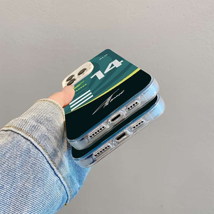 1Pc Mixed Color For iPhone 11 F1 No 14 Signature Phone Case