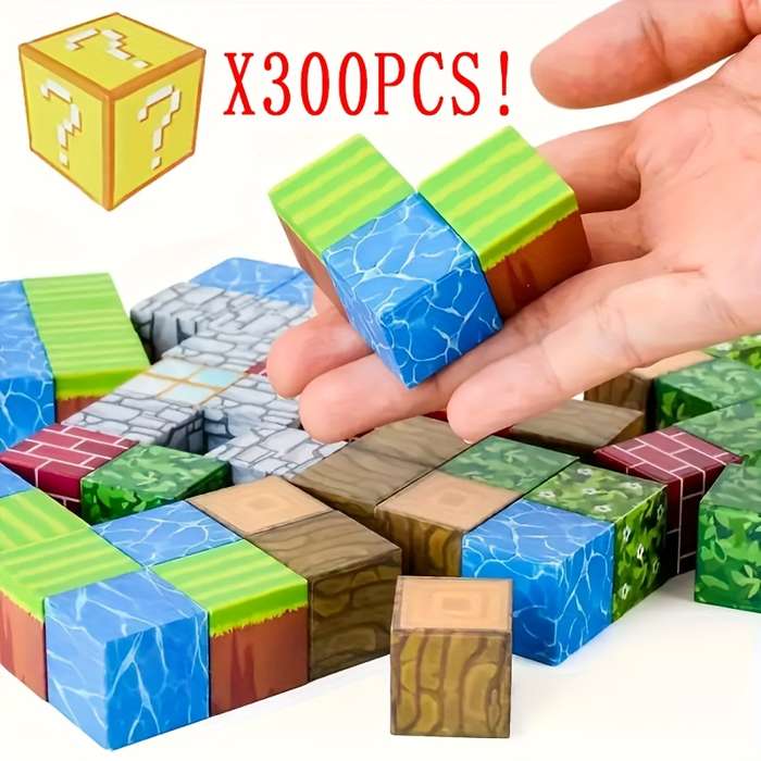 Building Toy Architectural Model Toy Set Model Random 500 Blocks