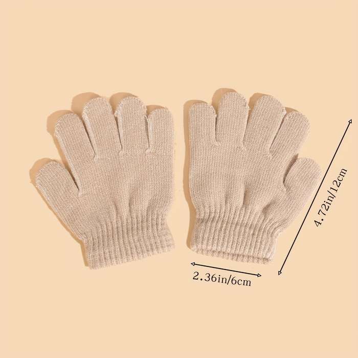 Winter Gloves Color Black White Navy Blue Sky Blue