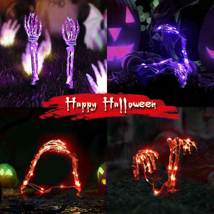 Halloween Decorations Color Purple Light