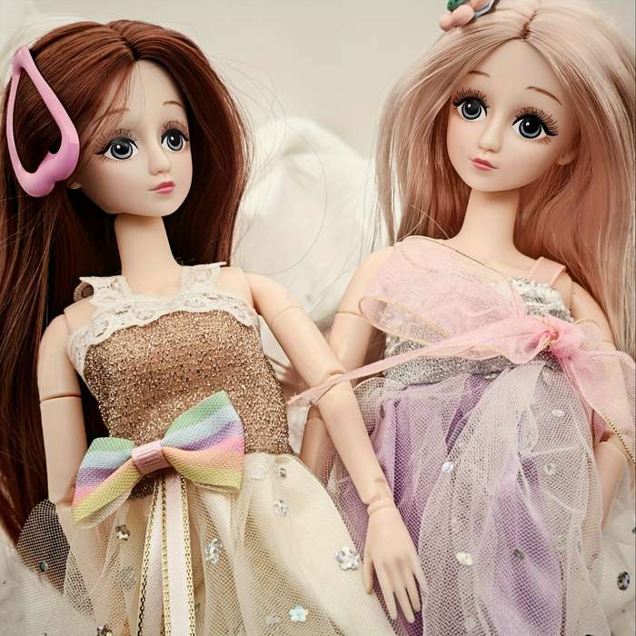 Toy Dolls color Black x 2 Add Rose Golden