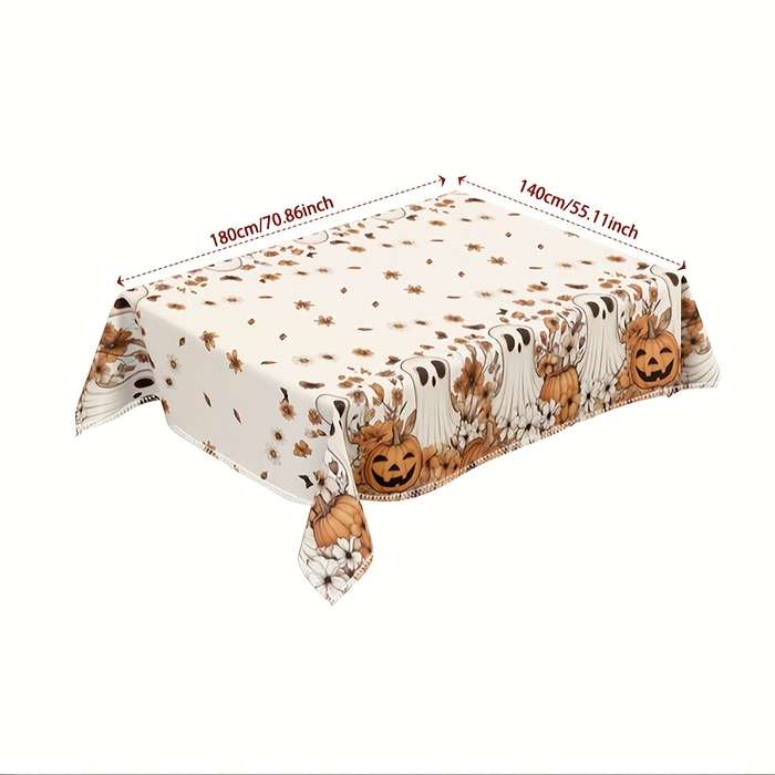 Halloween tablecloth decoration size Rectangular Table 60 x 86in or 152 x 220cm