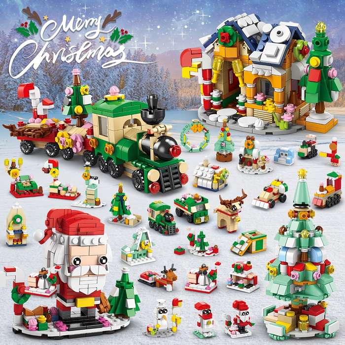 Building Toy Architectural Model Toy Set Style Building Blocks 5