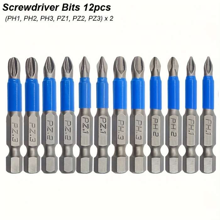 Screwdriver Bit Tool Set Quantity 12Pcs
