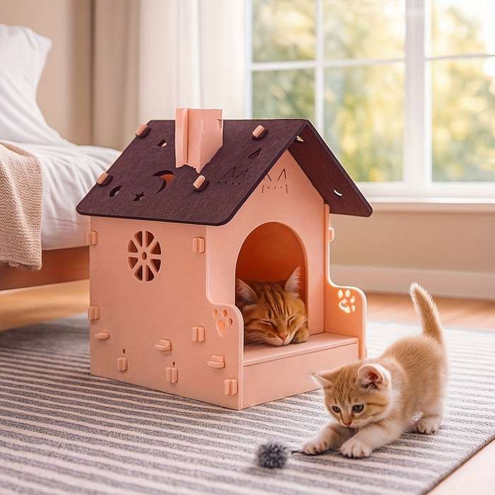 Pet supplies color Pink size 48x 42x 58CM