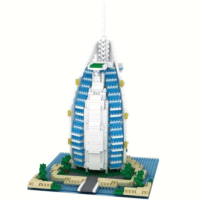 Building Toy Architectural Model Toy Set Model Burj Al Arab Jumeirah