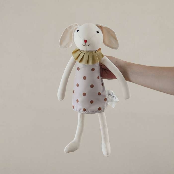 Toy Doll Style Blue Back Strap Rabbit