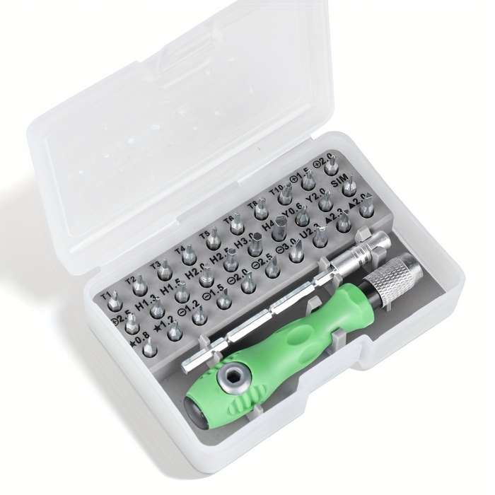 Screwdriver Bit Tool Set Color 32 In 1 Grey Screwdriver Set