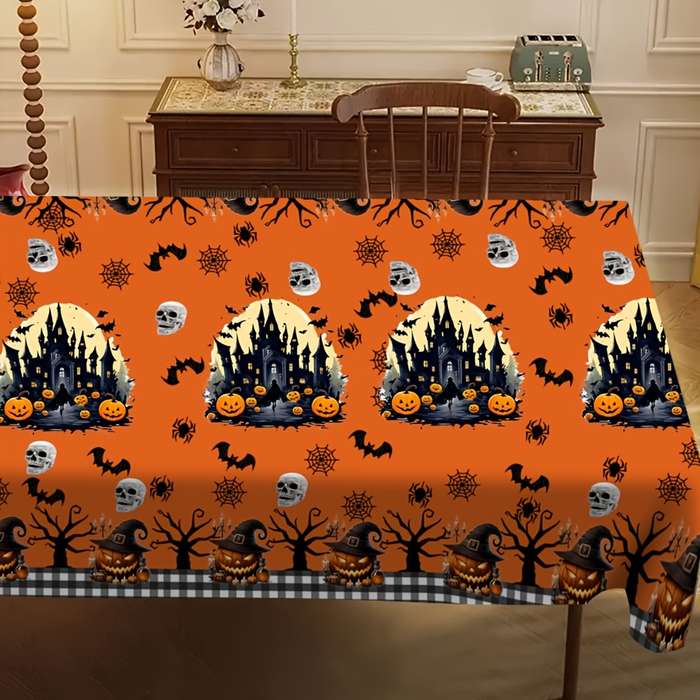 Halloween tablecloth decoration size 55.1 x 70.8in or 140 x 180cm