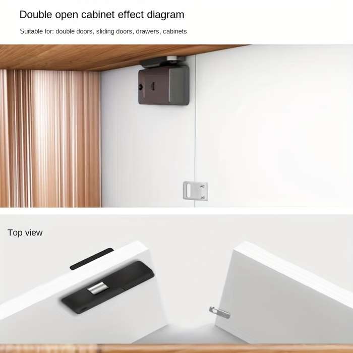 Lock Storage Can Record 20 Fingerprints   With Morse Code Emergency Unlocking