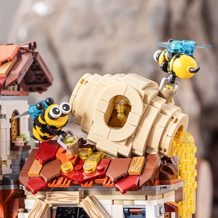 Building Toy Architectural Model Toy Set Style Honey Shop