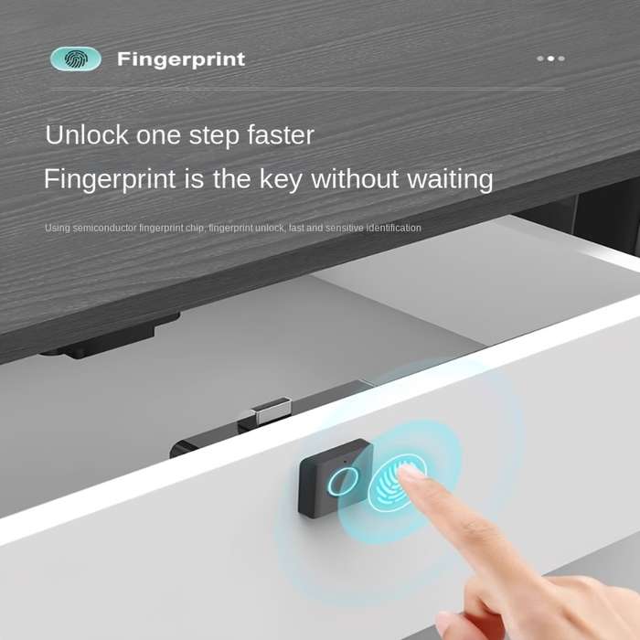 Lock Storage Can Record 20 Fingerprints   With Morse Code Emergency Unlocking