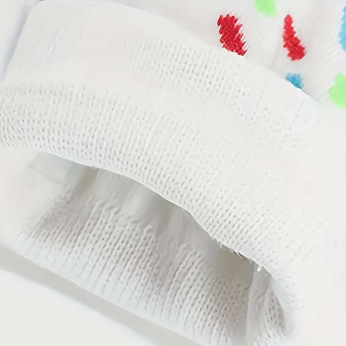 1 Pair Yellow Pineapple Ice Cream One Size Socks