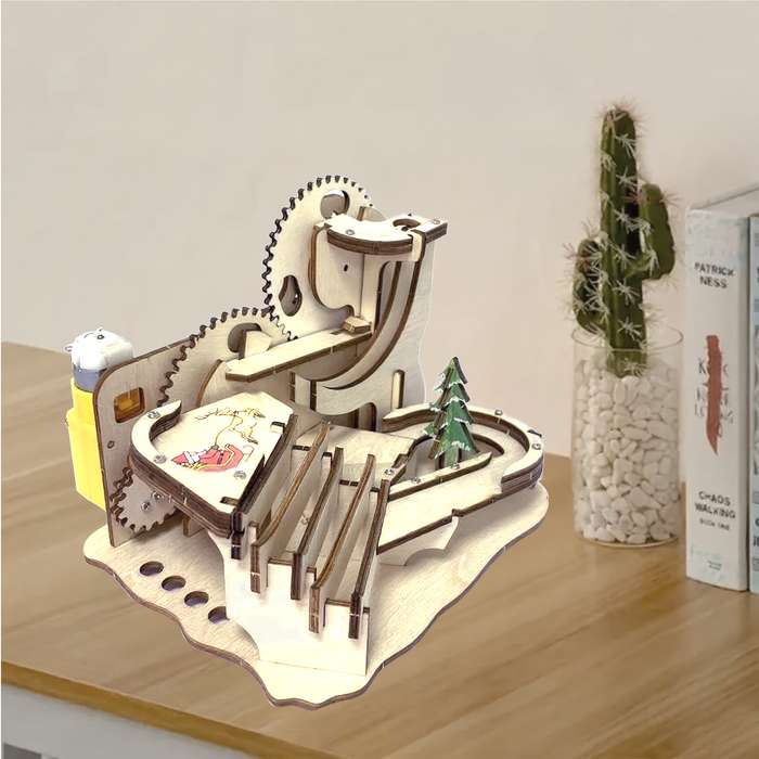 Building Toy Architectural Model Toy Set Model Christmas Wonderland