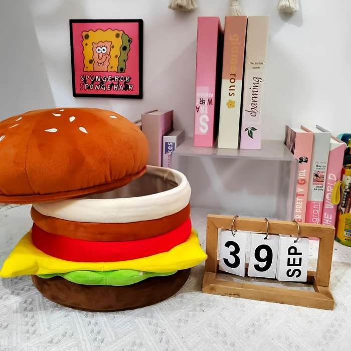 Storage And Organizationcolor Burger Storage Basket  Pink
