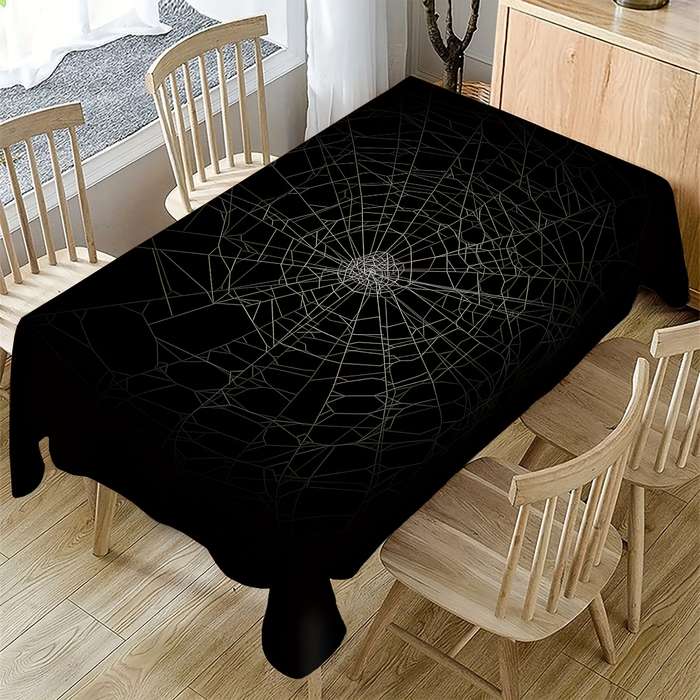 Halloween tablecloth decoration size 55.1 x 78.7in or 140 x 200cm