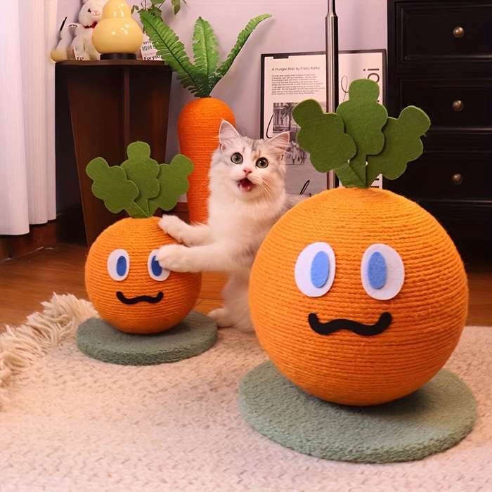 Pet Supplies Items Large Carrot Cat Scratching Ball