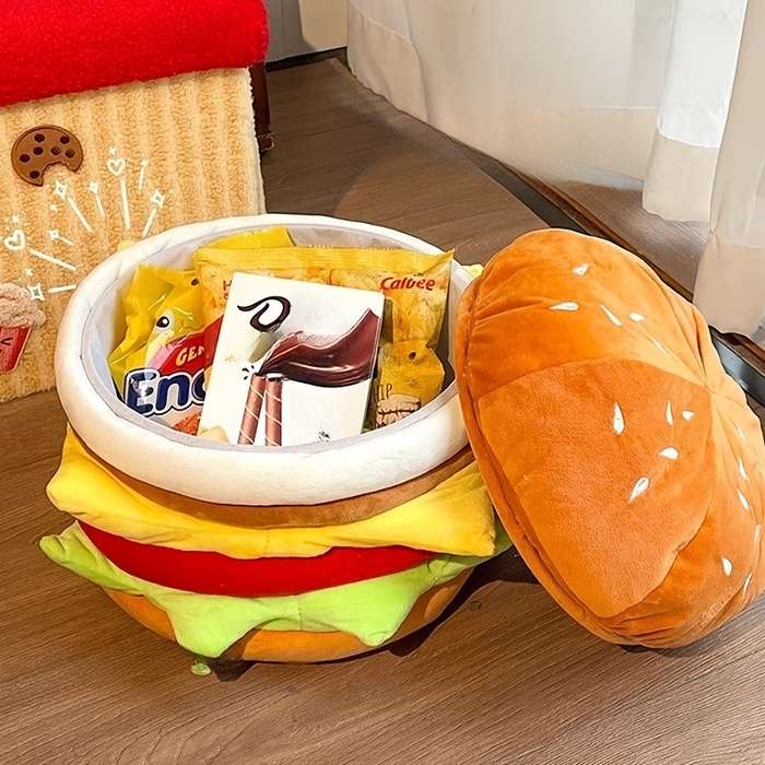 Storage And Organizationcolor Burger Storage Basket  Pink