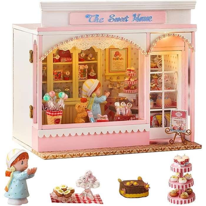 Building Toy Architectural Model Toy Set Color Style1