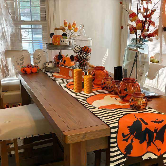 Halloween Decorations Color Orange
