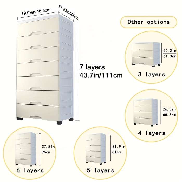 Storage And Organizationcolor Khaki 1 Size 6 Layers