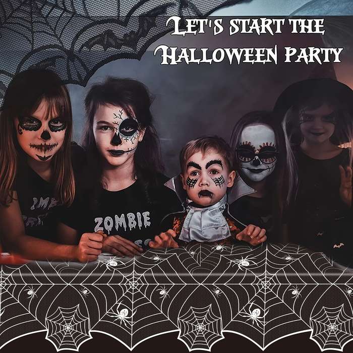 Halloween tablecloth decoration size One Size