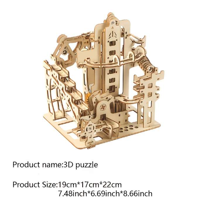 Building Toy Architectural Model Toy Set Model 3D Puzzle Skywalk Add  Spiralwalk
