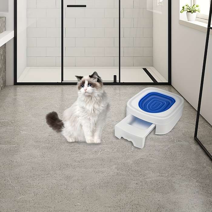 Pet supplies color grey Model Self    service cat toilet