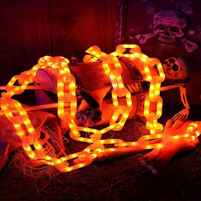 Halloween Decorations Model Waterproof Plastic Chain String Lights