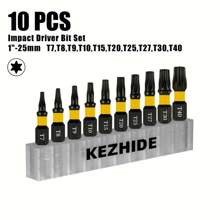 Screwdriver Bit Tool Set Quantity 10Pcs