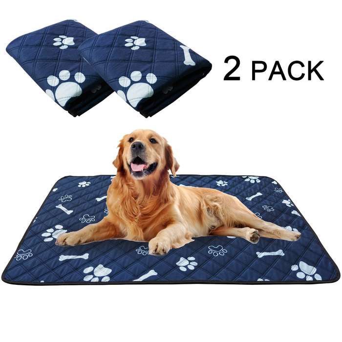 Pet supplies color Blue size  100x 70cm    39x 28in 2PCS