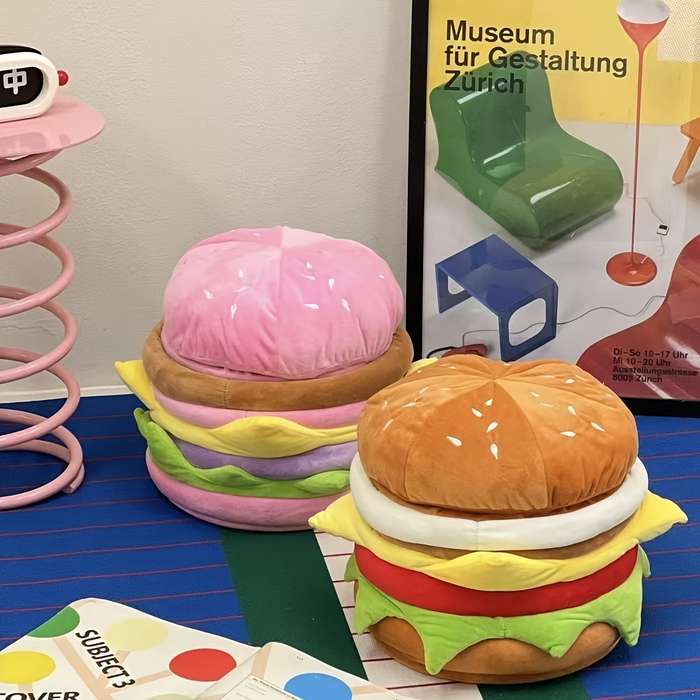 Storage And Organizationcolor Burger Storage Basket  Pink