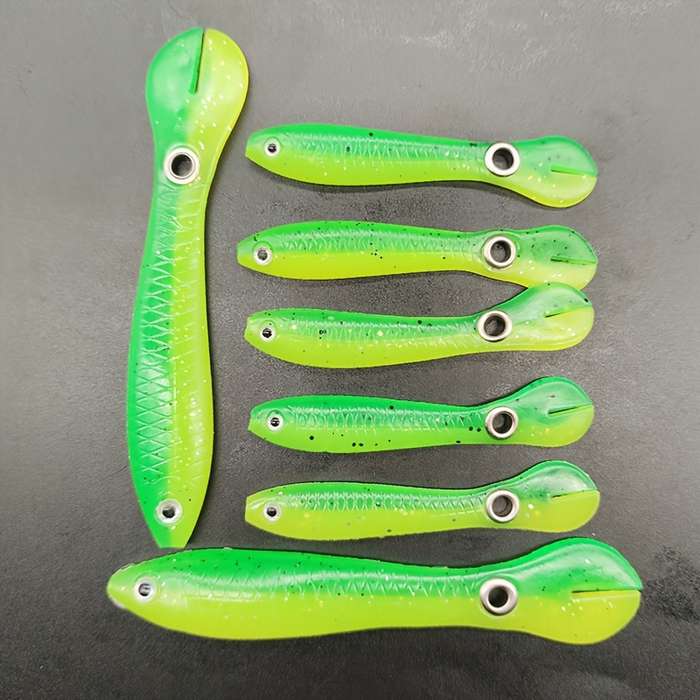 5pcs Bionic Soft Loach Fishing Lures Ultra-Realistic Artificial Baits with Soft Body for Minn