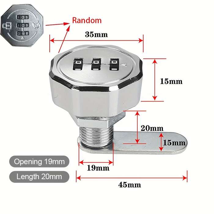 Lock Size 25Mm Style Color 1