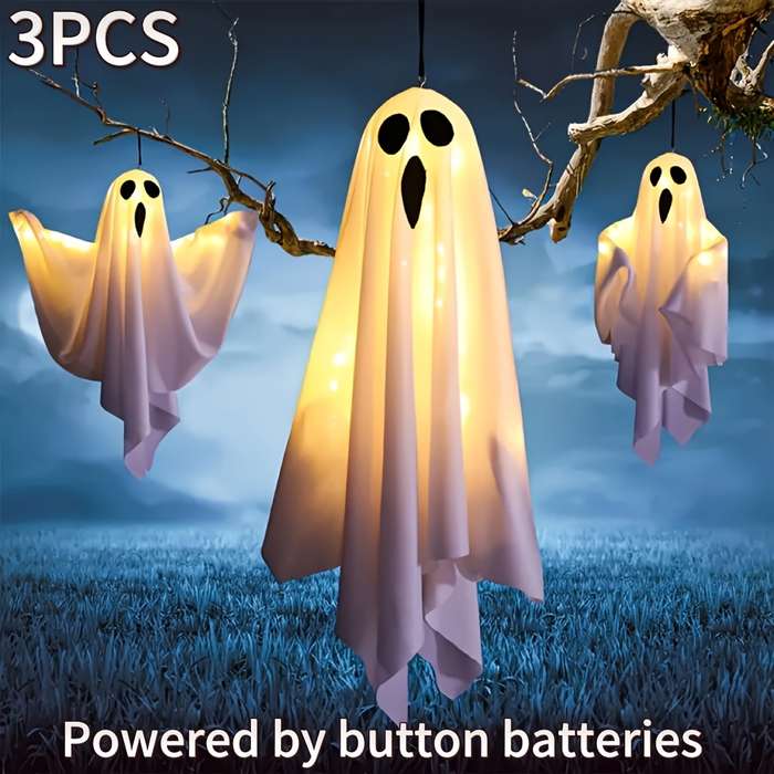 Halloween Decorations Color White Quantity 3Pcs