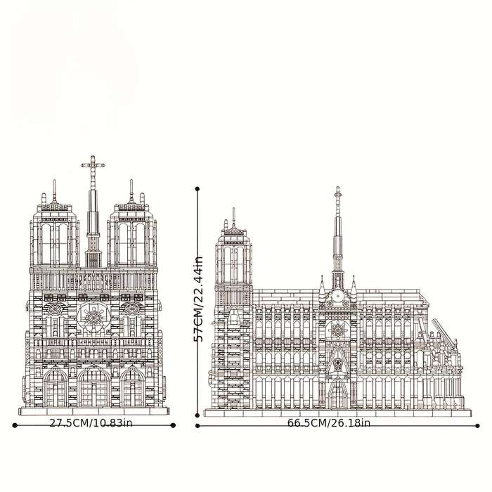 Building Toy Architectural Model Toy Set Model Pl016