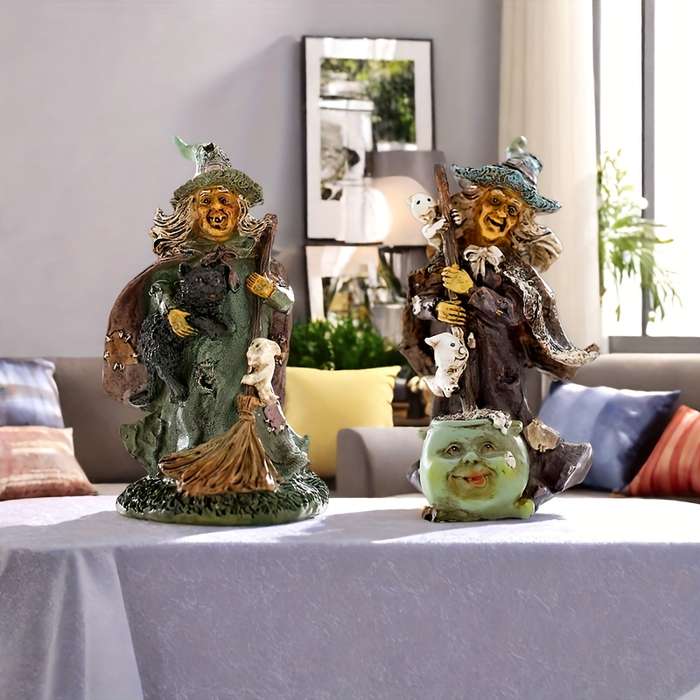 Halloween Decorations Style The Green Jar Witch