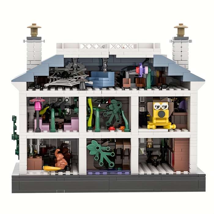 Building Toy Architectural Model Toy Set Model 1347Pcs House