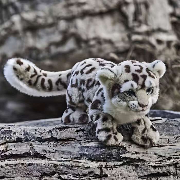 Toy Dolls Style 29.97cm Snow Leopard