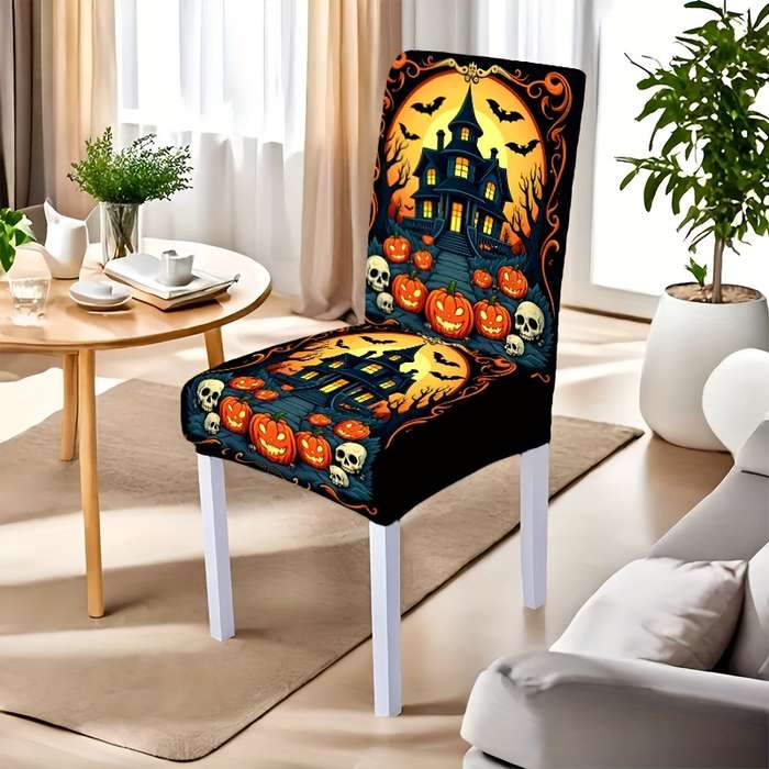 Halloween tablecloth decoration Quantity 6pcs 6pcs Chair Covers