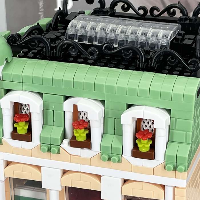 Building Toy Architectural Model Toy Set Style 1928 Pcs Apartment